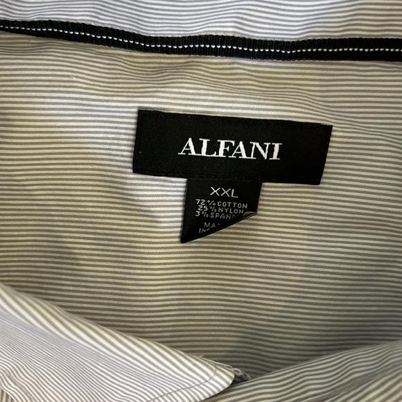 Alfani Men’s XXL Long Sleeve Dress Shirt - Picture 2 of 3